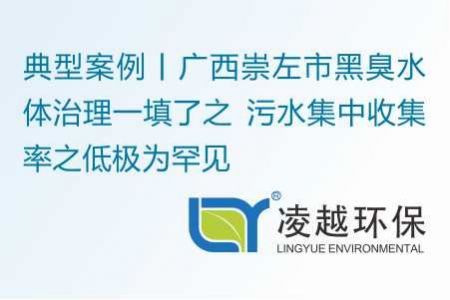 典型案例丨廣西崇左市黑臭水體治理一填了之 污水集中收集率之低極為罕見