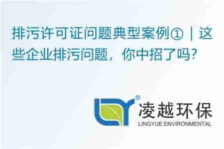 排污許可證問題典型案例①｜這些企業(yè)排污問題，你中招了嗎？